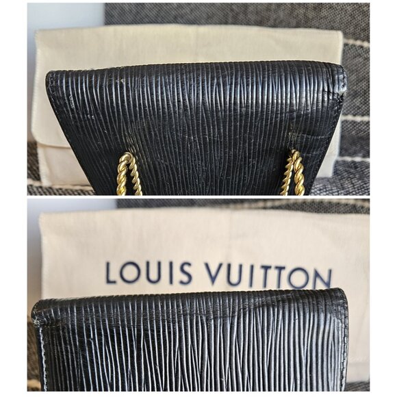 Louis Vuitton Epi Leather Bi-Fold Snap Wallet – EUC Black - Picture 12 of 16